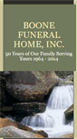 Mobile Screenshot of boonefunerals.com